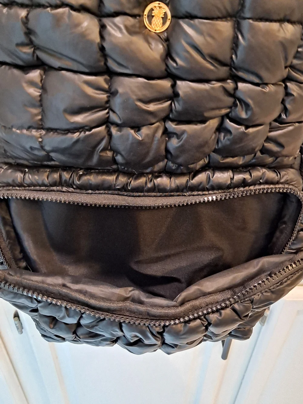 Simply Southern Black Quilted Puffer Backpack Contemporary Maximalism Everyday